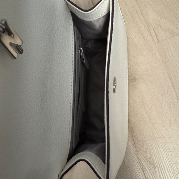 DKNY White Leather Crossbody Bag - Picture 5 of 6